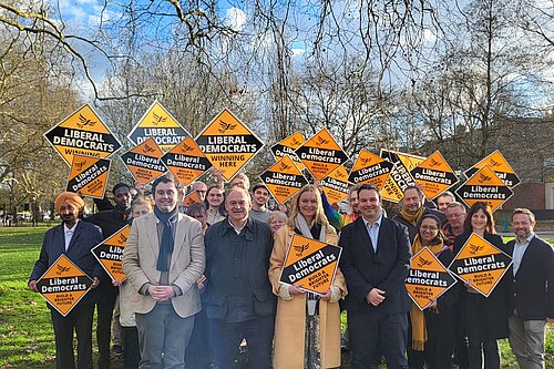 Walpole Team With Sir Ed Davey MP