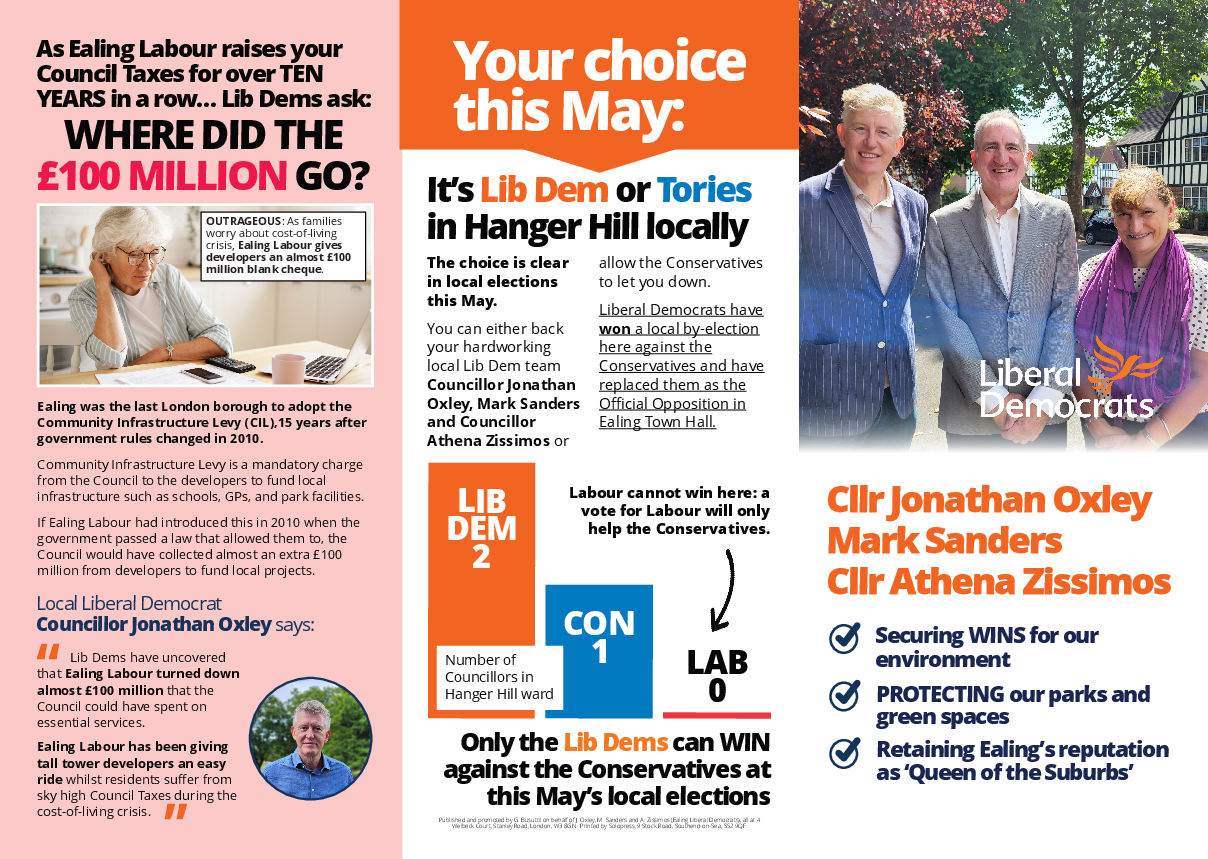 Hanger Hill - 2026 Environment Leaflet