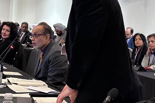Cllr Gary Busuttil, Shadow Finance Spokesperson, speaking at the Ealing Council budget meeting. 