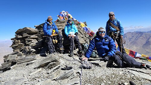 Cllr Gary Malcolm on his climbing expedition to the remote Kang Yatse 2, in the Indian Himalayas
